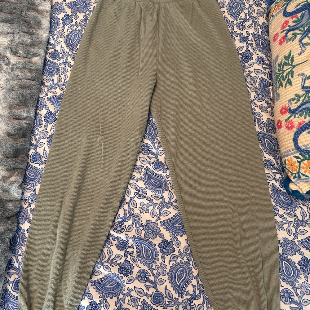 SKIMS Olive Green Track Pants